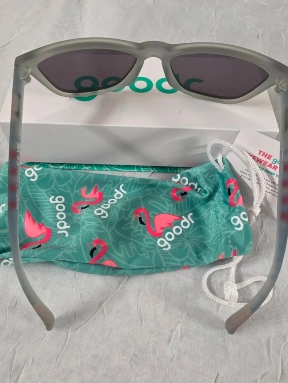 Goodr Run City Chicago Sunglasses in box